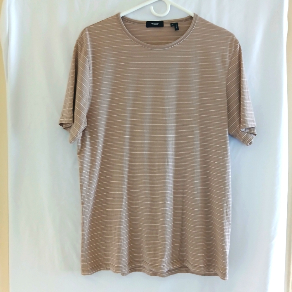 Theory Striped Slim-fit Fashion T-shirt Designer Brand